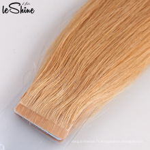 En gros 9A Russe Remy Tape Extensions De Cheveux Double Bande Dessinée Dans Les Extensions De Cheveux Vierge Bande Humaine Cheveux